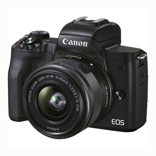 캐논 EOS M50 Mark II+15-45mm 렌즈 키트 (블랙)
