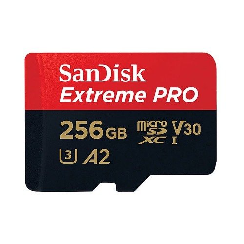 샌디스크 익스트림 마이크로 프로 SD 256GB 카드 200MB