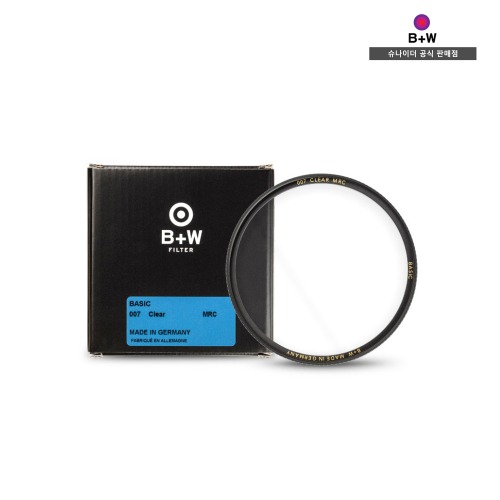 B+W 슈나이더 BASIC MRC 007 Clear 60mm 클리어필터