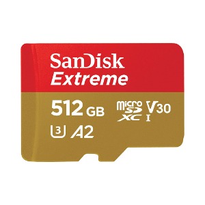 샌디스크 익스트림 마이크로 SD 512GB 카드 190MB