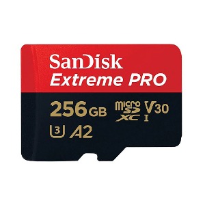 샌디스크 익스트림 마이크로 프로 SD 256GB 카드 200MB