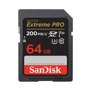 샌디스크 익스트림 프로 SD 64GB 200MB