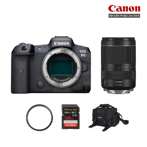 캐논 EOS R5+RF 24-240mm F4-6.3 IS USM (가이드북 포함) 미러리스 카메라