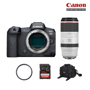 캐논 EOS R5+RF 100-500mm F4.5-7.1L IS USM (가이드북 포함) 미러리스 카메라