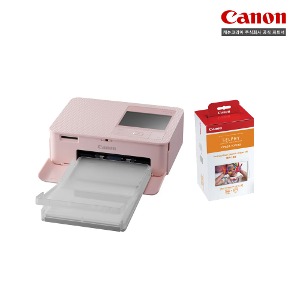 캐논 포토프린터 SELPHY CP1500 (핑크)+RP108 1팩 패키지+20주년 한정판 패키지