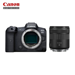 캐논 EOS R5+RF 85mm F2 MACRO IS STM 미러리스 카메라+추가 LP-E6NH 배터리 포함